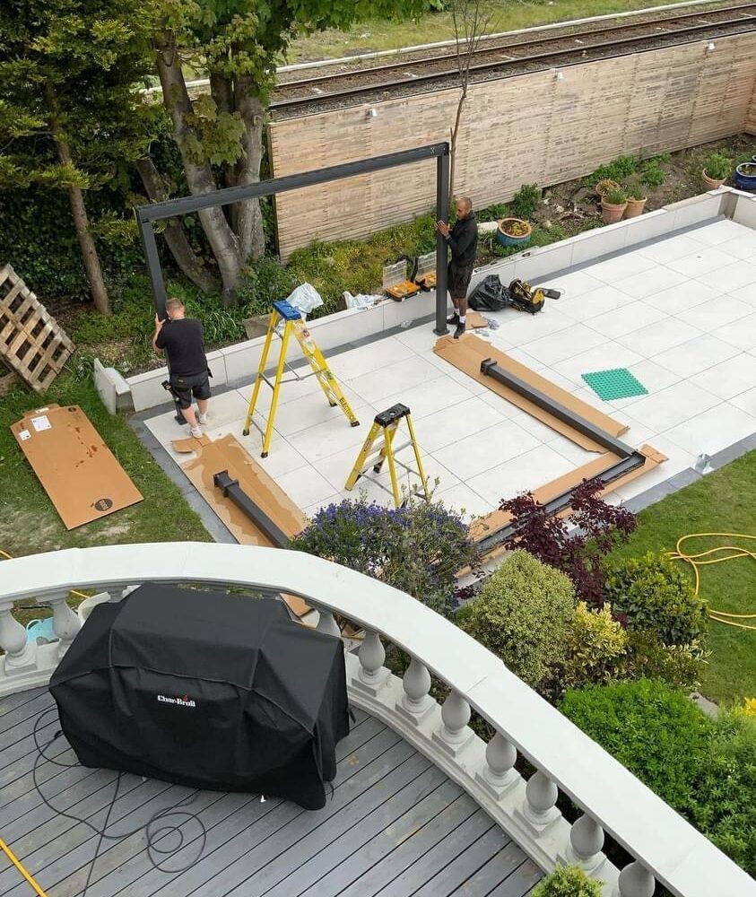Pergola Mirador SUNS Montage-Service
