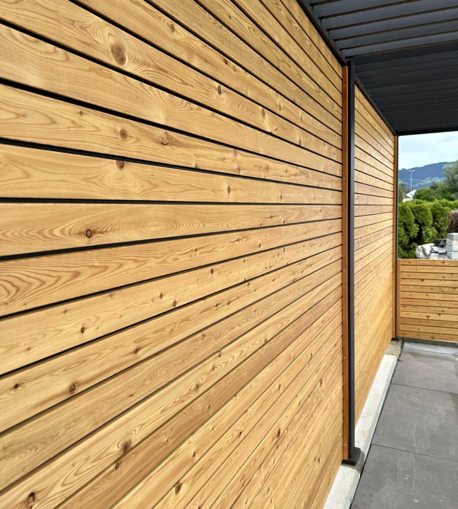 Rückwand aus Holz