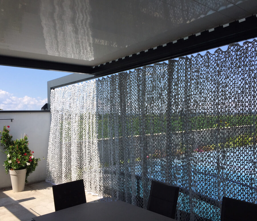 Chillout Vorhang für den coolen Schatten