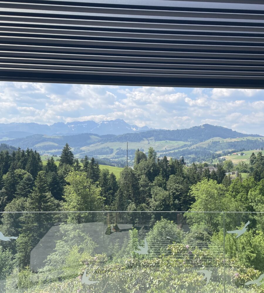 Pergola mit Lamellendach im Appenzell