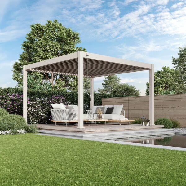 pergola-line.ch - Pergola "Premium" Caramel / Sand
