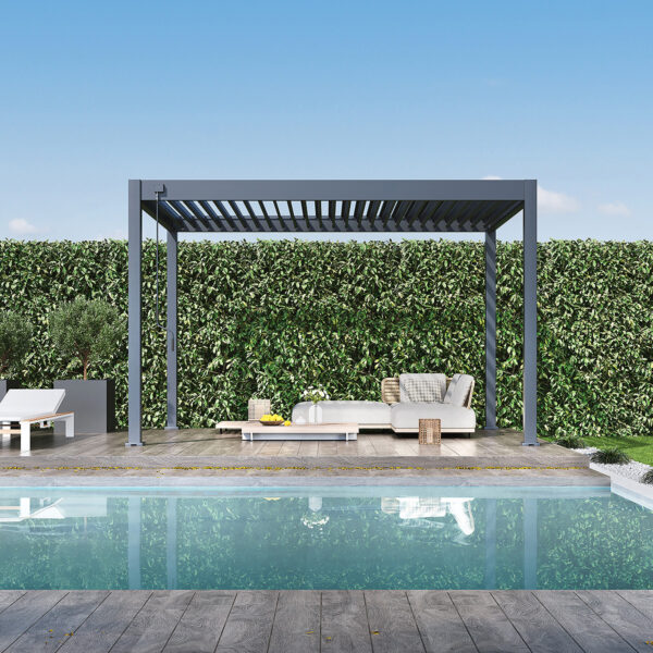 pergola-line.ch - Mirador Pergola (Alu/Metall) "Classic" 3x4m