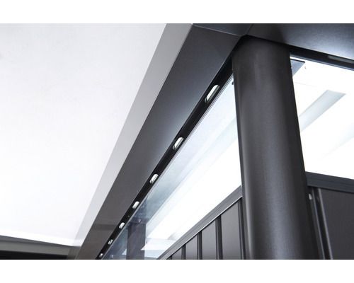 Gartenhaus "HighLine" Stilvolles Metall-Gerätehaus mit Flachdach (7 Grössen) pergola-line.ch - Gartenhaus "HighLine" Stilvolles Metall-Gerätehaus mit Flachdach (7 Grössen)