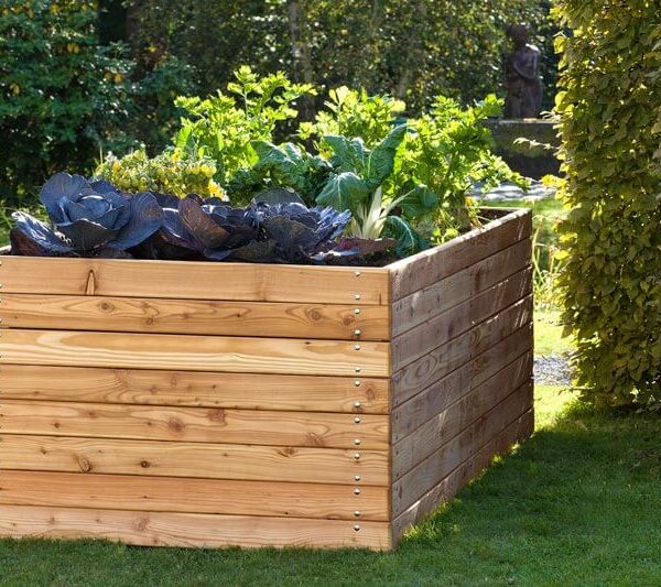 Hochbeet aus langlebigen Lärchenholz (4 Grössen) pergola-line.ch - Hochbeet aus langlebigen Lärchenholz (4 Grössen)