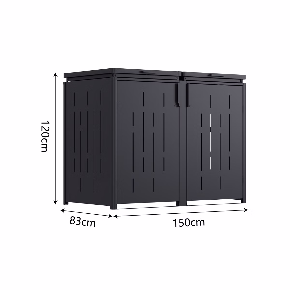 Weide Mülltonnenboxen aus Stahl – Robust & Stilvoll pergola-line.ch - Weide Mülltonnenboxen aus Stahl – Robust & Stilvoll