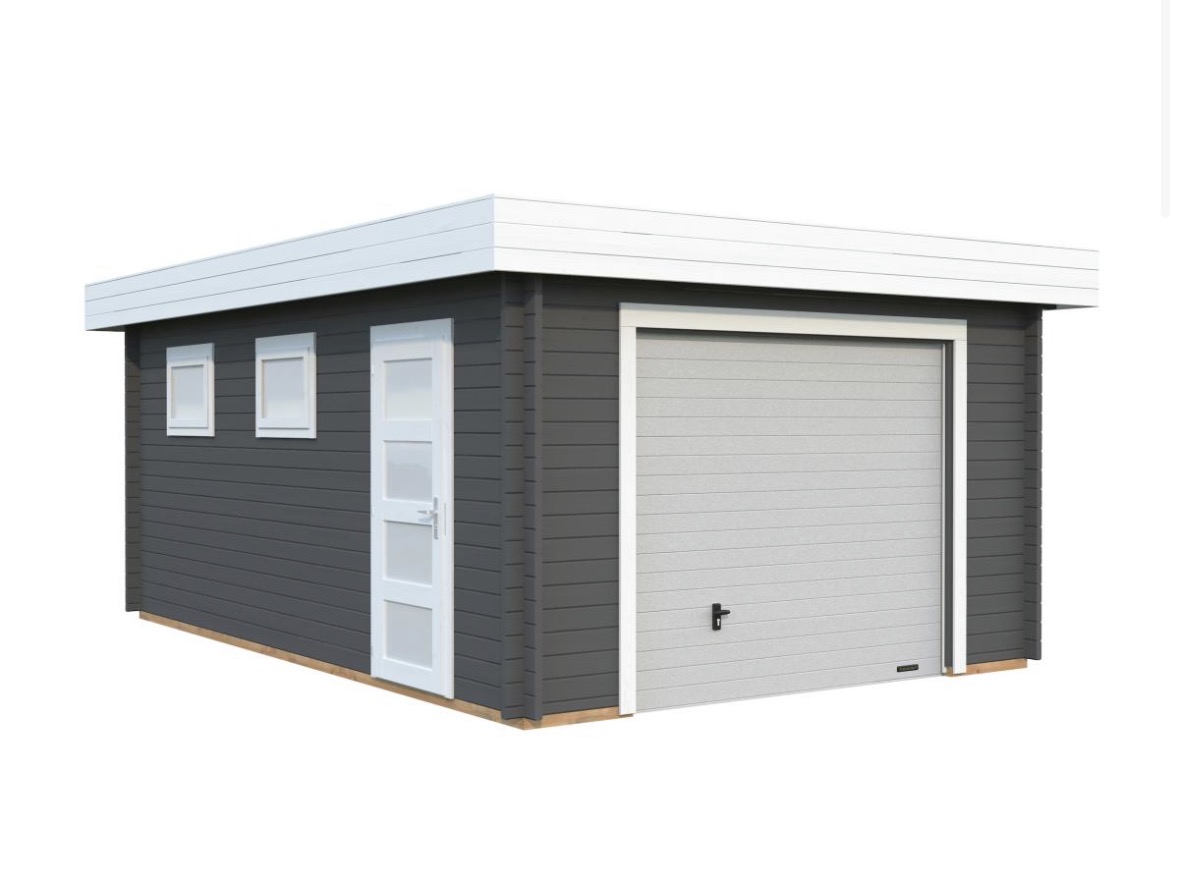 Einzelgarage "Ravenna" 360x550 cm pergola-line.ch - Einzelgarage "Ravenna" 360x550 cm