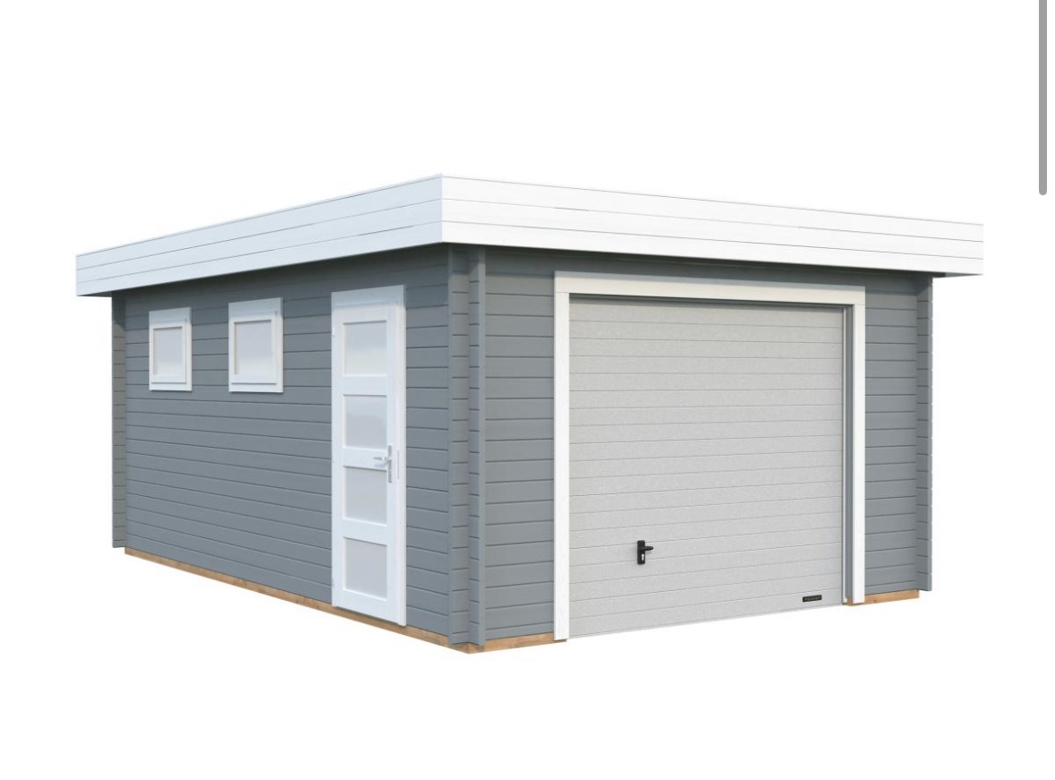 Einzelgarage "Ravenna" 360x550 cm pergola-line.ch - Einzelgarage "Ravenna" 360x550 cm