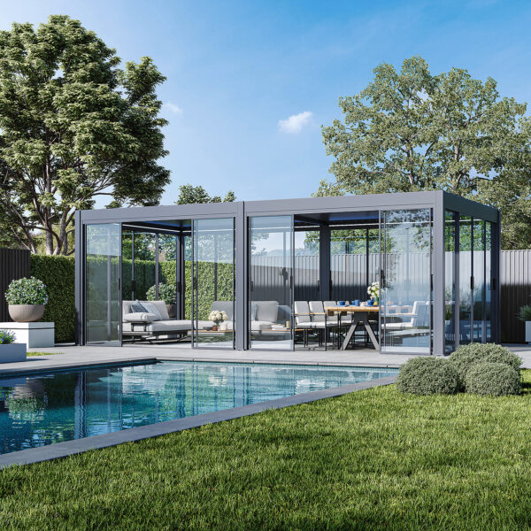 pergola-line.ch - Glas-Schiebewand